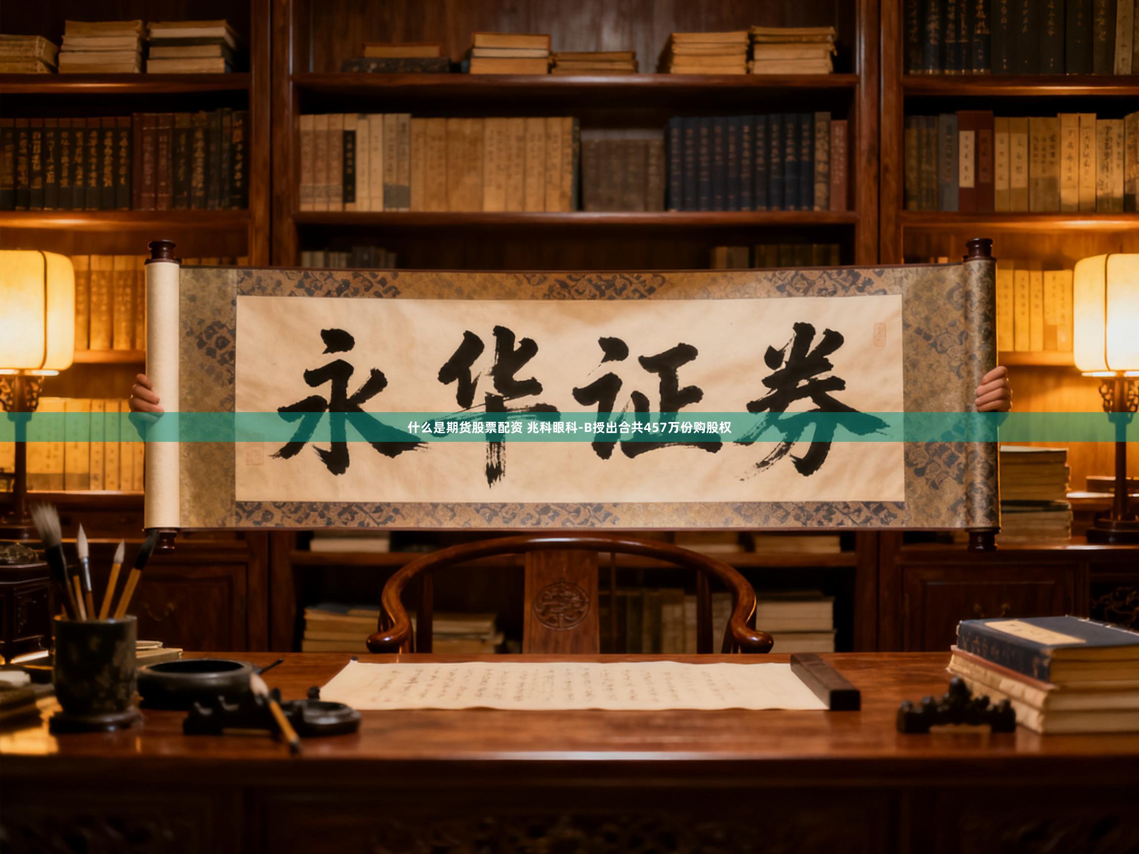 什么是期货股票配资 兆科眼科-B授出合共457万份购股权